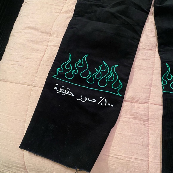 Nafsika skourti SS16 flame jeans in green - Picture 8 of 9